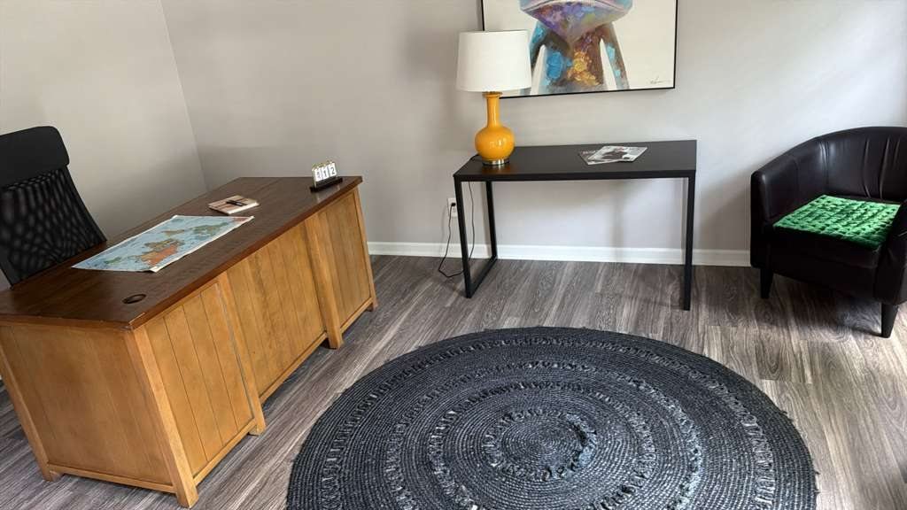 Cleaned home office